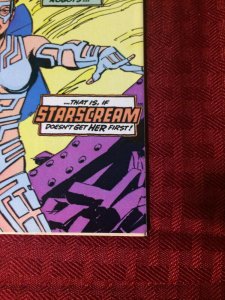 Transformers #9 1985 Circuit Breaker StarScream VF+ Optimus Prime