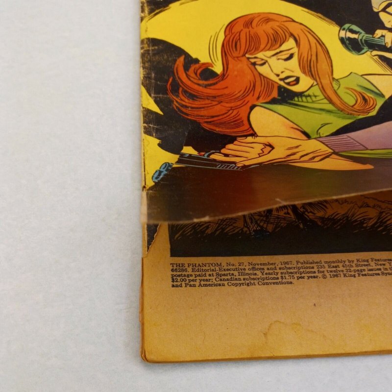 #27 king comics 1967 The Phantom's horse Silver age classic cover Lee Faulk hero