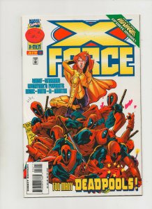 X-Force #56 - Deadpool Cover! Direct Edition - (Grade 9.2) 1996