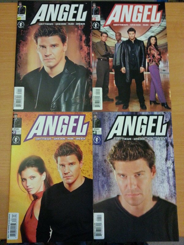 Angel 1-4 ~ Full Set! ~ Near Mint ~ ( Dark Horse ) ~ Complete Run Josh Whedon