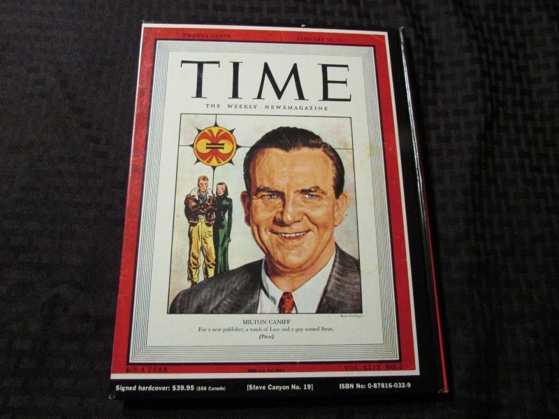 1987 Milton Caniff STEVE CANYON Signed #892/900 VF+ 40th Anniversary Special #19