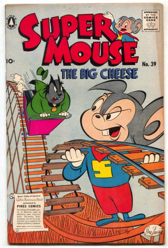 Supermouse #39 1956- Funny Animal comic FN
