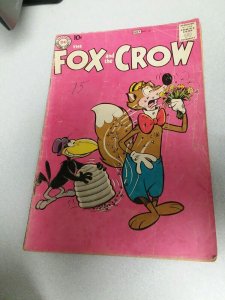 Fox and the Crow #56 dc comics 1959 early silver age Funny Animal classic cover