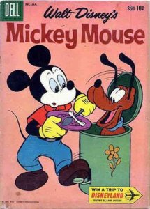 Mickey Mouse (Walt Disney's) #75 VG ; Dell | low grade comic December 1960 Pluto