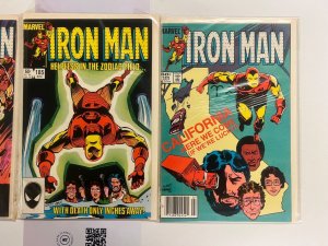 3 Iron Man Marvel Comic Books # 184 185 186 Thor Avengers Spiderman 73 SM5