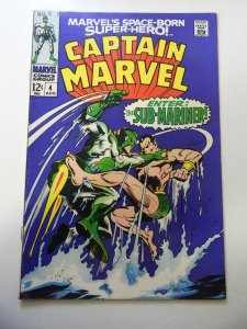 Captain Marvel #4 (1968) FN+ Condition