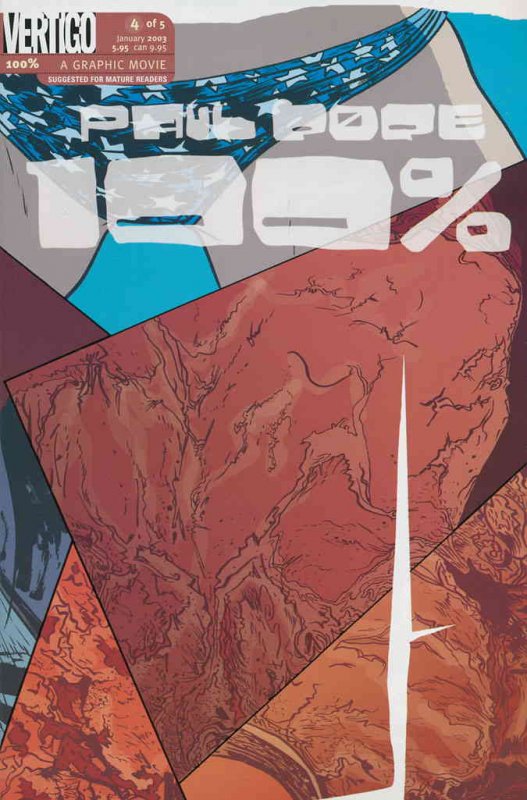 100% (Paul Pope) #4 VF ; DC/Vertigo | 100 Percent Graphic Movie