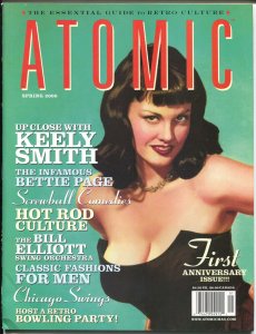 Atomic-The Magazine of Retro Culture-Spring 2000-Bettie Page-culture-music-FN/VF