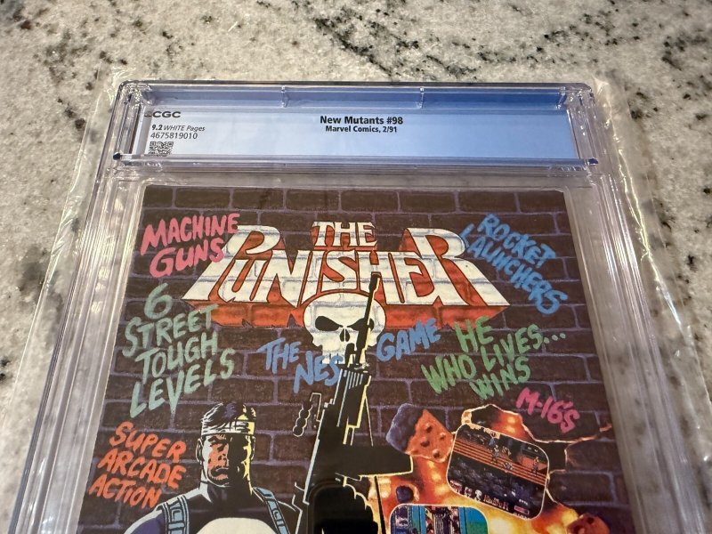 New Mutants # 98 CGC Graded 9.2 Marvel Comic Book 1st Deadpool Appearance JH23