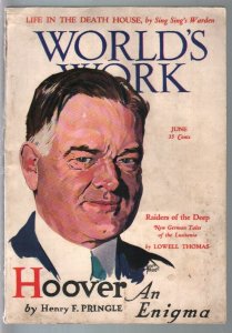 World's Work 6/1928-Herbert Hoover-Henry Ford-Death House Life-FN