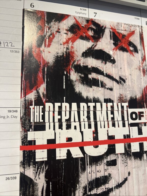 Department of Truth #1 2020 Image Comics High Grade Comic Book