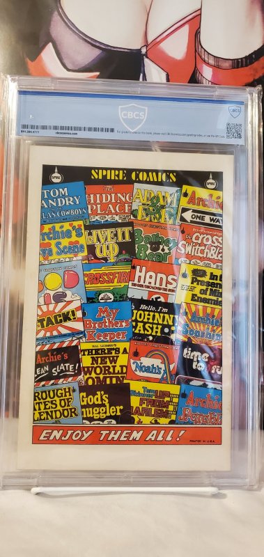 TOM LANDRY AND THE DALLAS COWBOYS - CBCS 7.0  - AL HARTLEY - .69 Variant