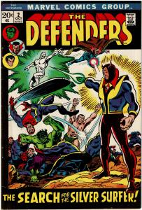 The Defenders #2, Signed Sal Buscema, 6.0 or Better