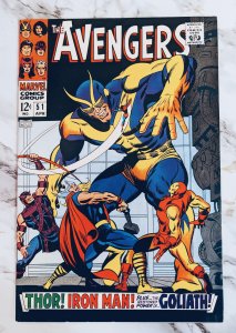 THE AVENGERS #51. AVENGERS VS THE COLLECTOR. NM - 9.2+ COPY!
