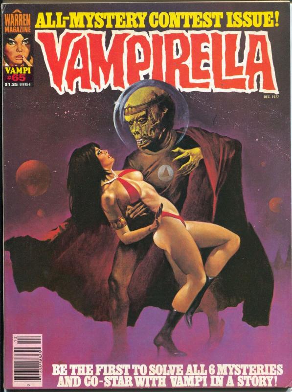 Vampirella #65 1977-Warren-spicy cover-Good Girl Art-VF-