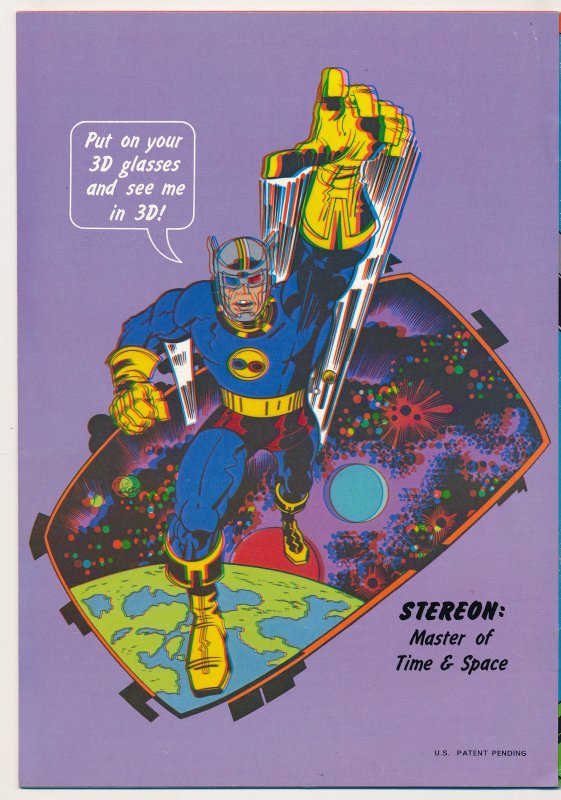 Battle for a 3-D World (1982 3D Cosmic) #1 NM Includes 3D glasses