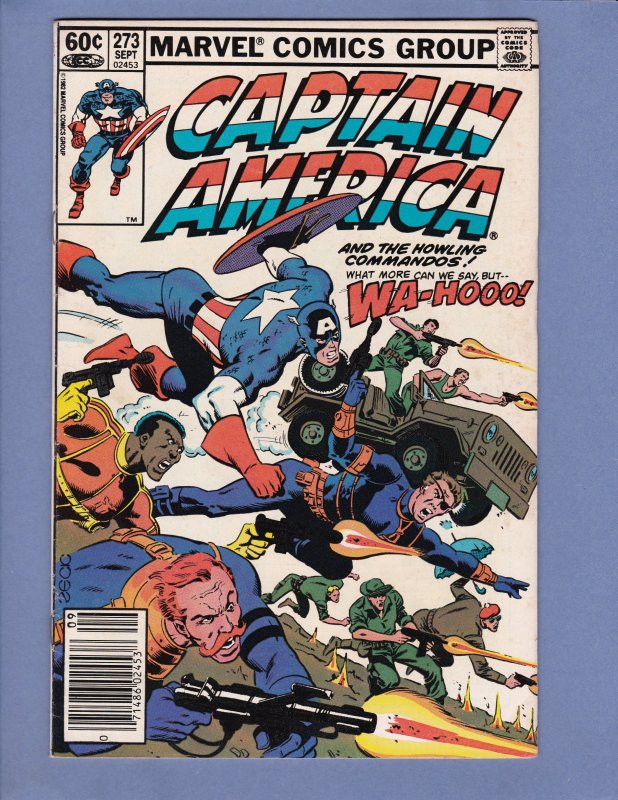 Captain America #231 #242 #247 #257 #258 #260-264 #267-271 #273 #274 #283