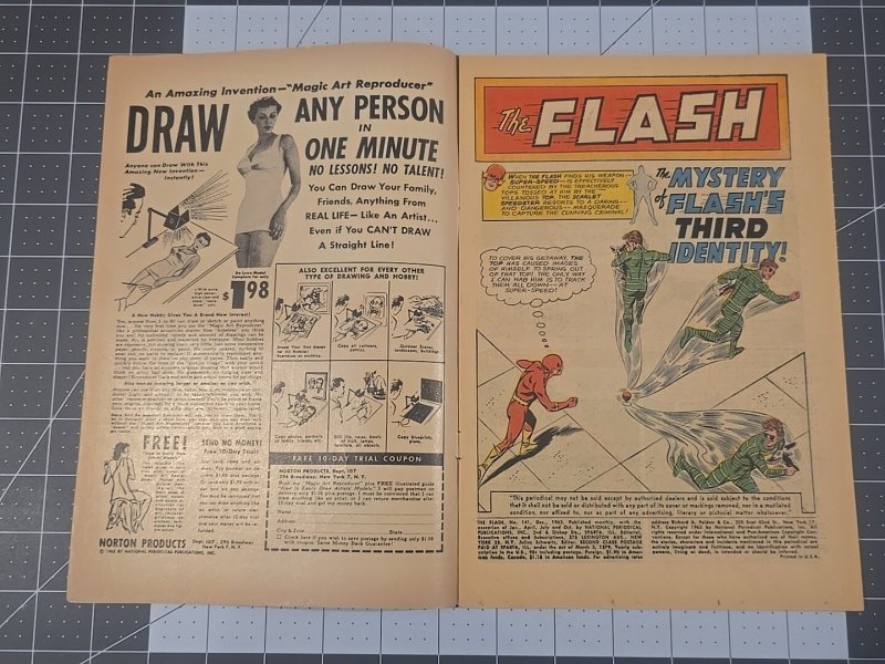 The Flash #141 The Mystery Of Flash's 3rd Identity—Silver Age—DC Comics—Dec-1963