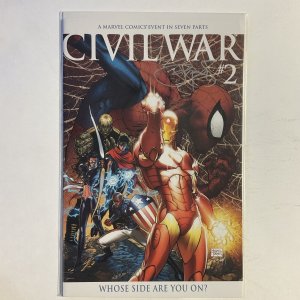 Civil War 2 2006 Signed by Peter Steigerwald Variant Marvel NM near mint