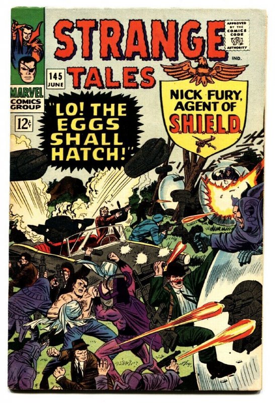 STRANGE TALES #145 comic book-NICK FURY DOCTOR STRANGE VF