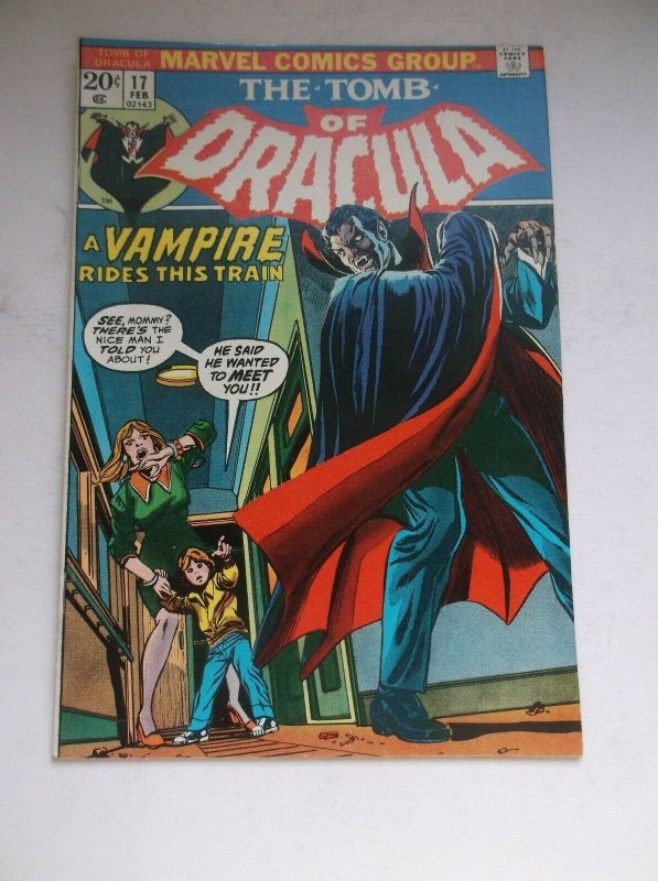 MARVEL: TOMB OF DRACULA #17, BLADE BITTEN BY DRACULA, MOVIE REMAKE, HOT, 1974!!! 