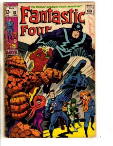 Fantastic Four # 82 VG- Marvel Comic Book Human Torch Thing Dr. Doom RH3