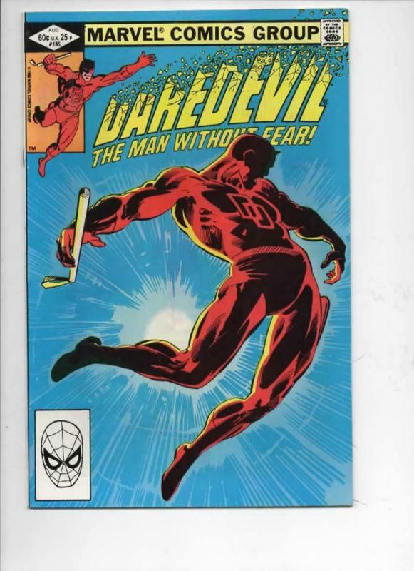 DAREDEVIL #185 VF/NM  Murdock, Frank Miller, 1964 1982, more Marvel in store