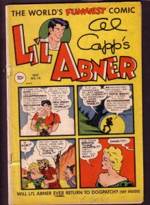 LI'L ABNER #70  AL CAPP  1949 DOGPATCH DAISY MAE CVR G