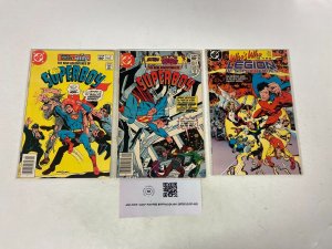 3 DC Comics Who's Who Legion Superheroes 1 Superboy 33 38 64 JW19