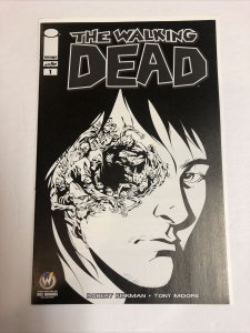 Walking Dead (2015) # 1 (NM) Des Moines Wizard World Comic Con Sketch B&W