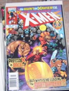 Uncanny X-Men #363 (Jan 1999, Marvel) hunt for xavier pt 3 brotherhood wolverin