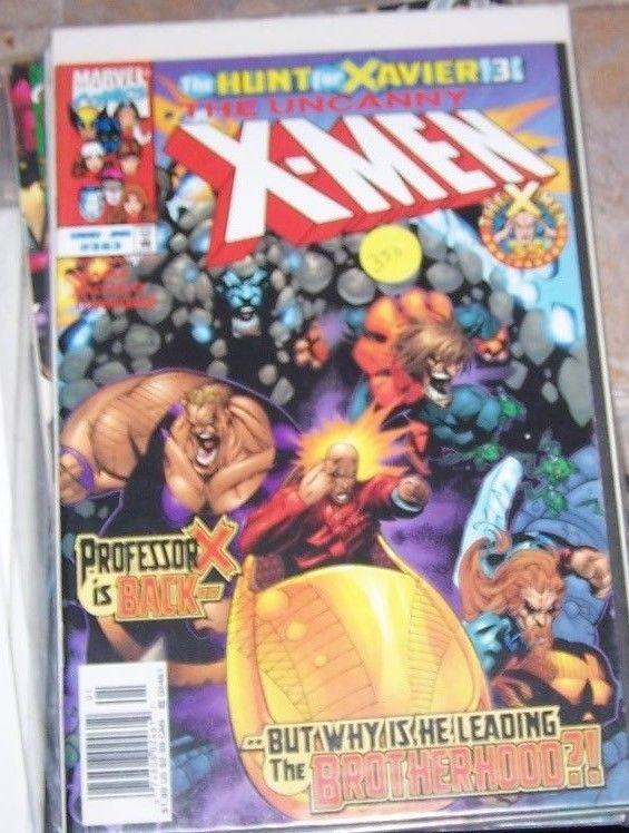 Uncanny X-Men #363 1999, Marvel hunt for xavier pt 3 brotherhood wolverine