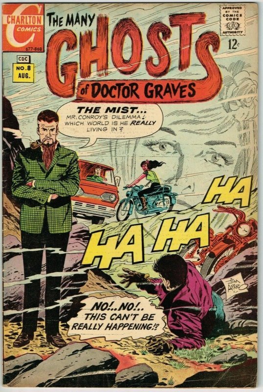 The Many Ghosts of Doctor Graves #8 (1967) - 5.5 FN- *The Mist/Aparo Art*