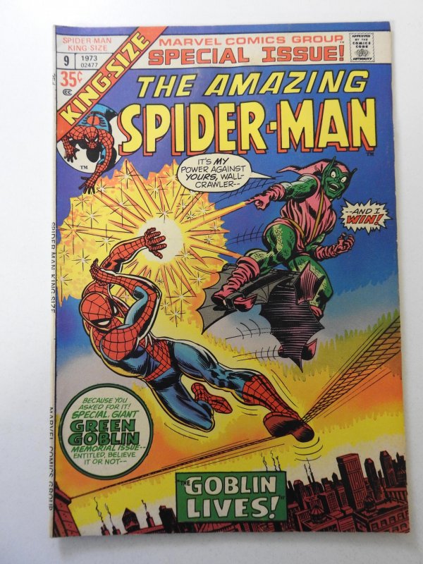 The Amazing Spider-Man Annual #9  (1973) VG Condition! Moisture damage