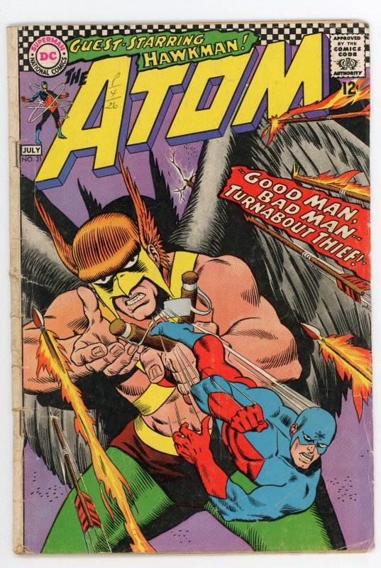 The Atom #31 (1962 v1) Gil Kane Hawkman GD