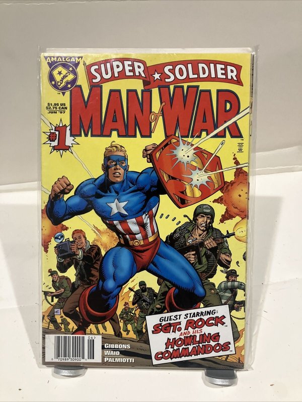 Amalgam Comics Super Soldier Man of War #1 1997 Superman Captain America