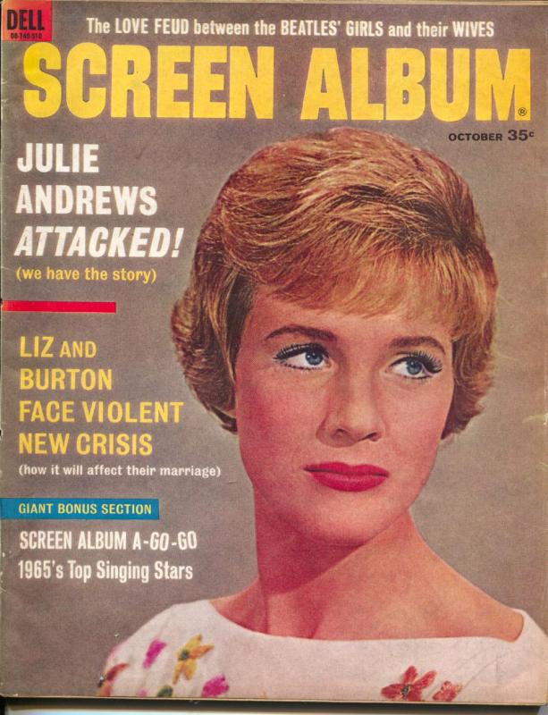Screen Album-Julie Andrews-Beatles-Liz Taylor-Richard Burton-Sept-1964