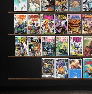 Huge Lot 150+ Comics with Alpha Flight, Fantastic Four, Fallen Angels & More!