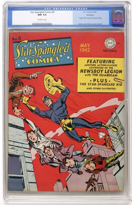 Star Spangled Comics #8 (1942) CGC 9.4 NM