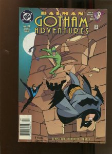 BATMAN GOTHAM ADVENTURES #11 (7.0) RIDDLER COVER! 1999