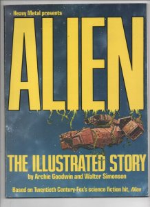 ALIEN the ILLUSTRATED STORY sc / gn, VF, Simonson, Heavy Metal, 1979, 1st