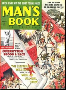 MAN'S BOOK 1962 MAR #1-SHE-DEVILS OF TORTURE CASTLE FN 