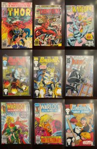 Lot of 9 Comics (See Description) Warlock, Thor