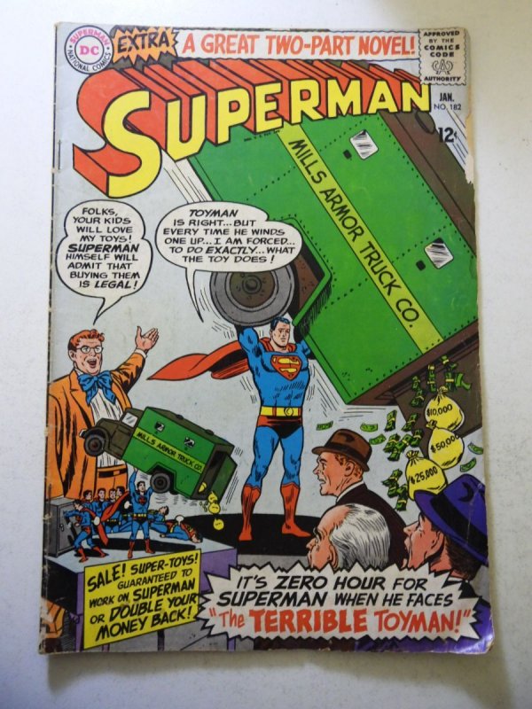 Superman #182 (1966) VG Condition