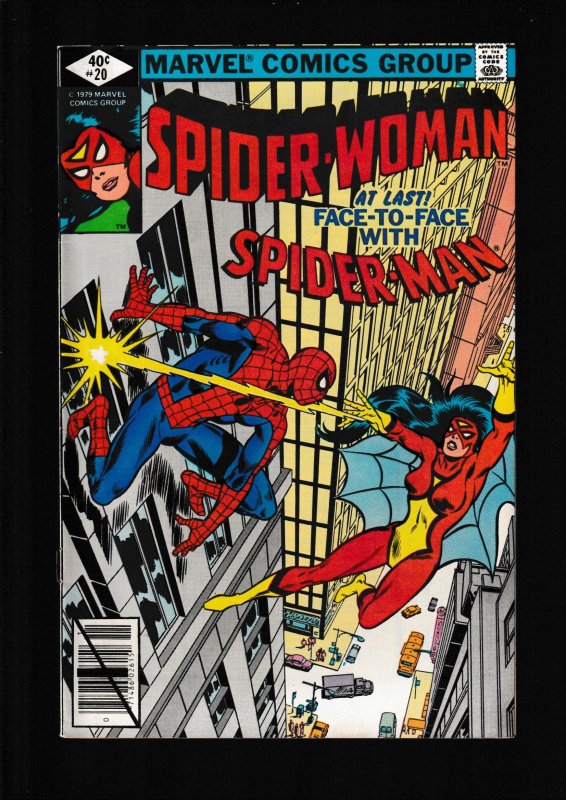 Spider-Woman #20 (1979) VFN/NM / VS THE AMAZING SPIDER-MAN / 1st meeting