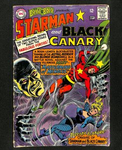 Brave And The Bold #61 Starman Black Canary!