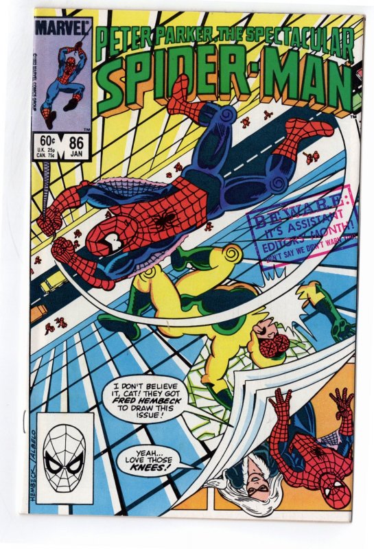 The Spectacular Spider-Man #86 (1984)