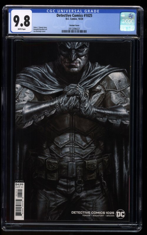 Detective Comics #1025 CGC NM/M 9.8 White Pages Brejmo Variant