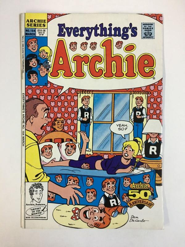 EVERYTHINGS ARCHIE (1969-1991)154 VF-NM Mar 1991 COMICS BOOK