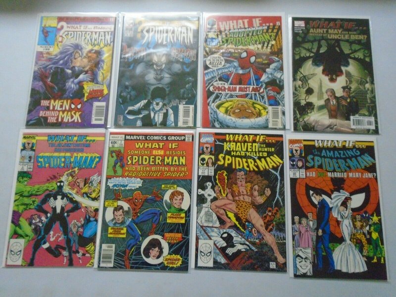 What If? lot 15 different Spider-Man issues avg 8.0 VF